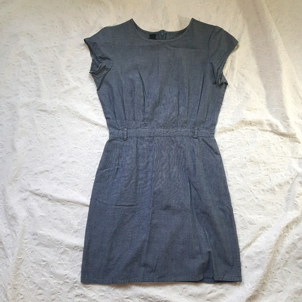 Lifetime chambray blue cotton dress XS